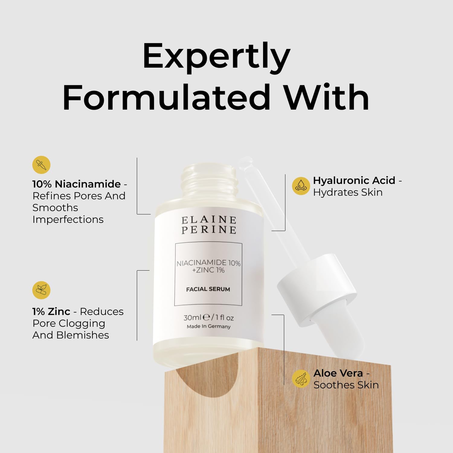 Niacinamide 10% + Zinc 1% Facial Serum