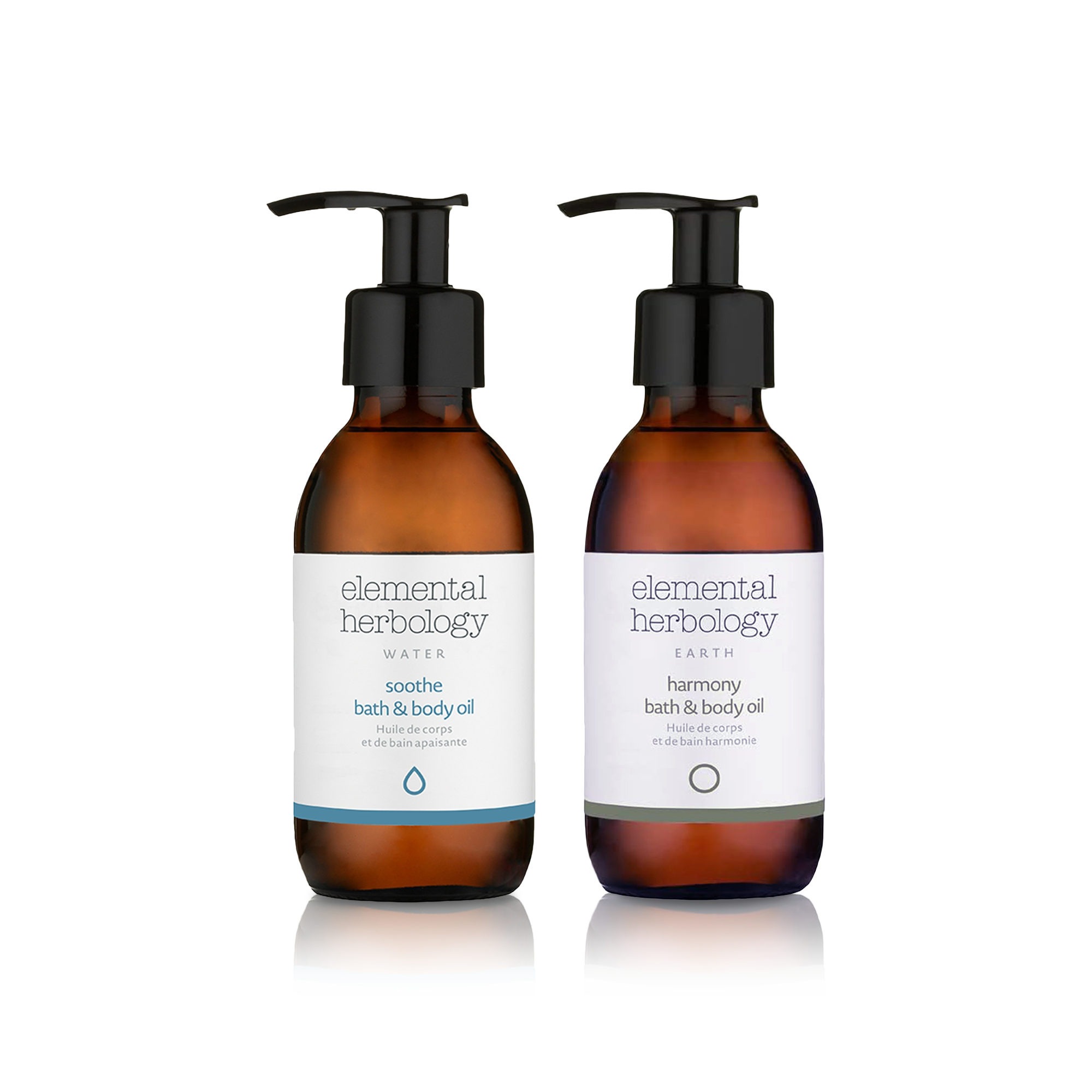 Elemental Herbology-Soothe &amp; Harmony Bath &amp; Body Oil Set