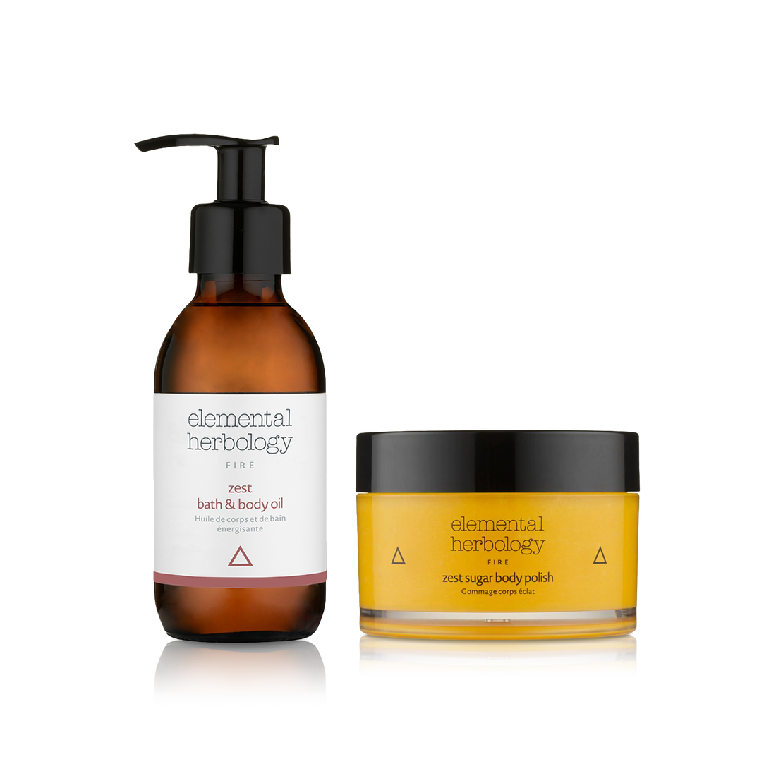 Elemental Herbology-Zest Scrub &amp; Body Oil Duo