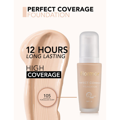 Flormar Perfect Coverage Foundation Duo