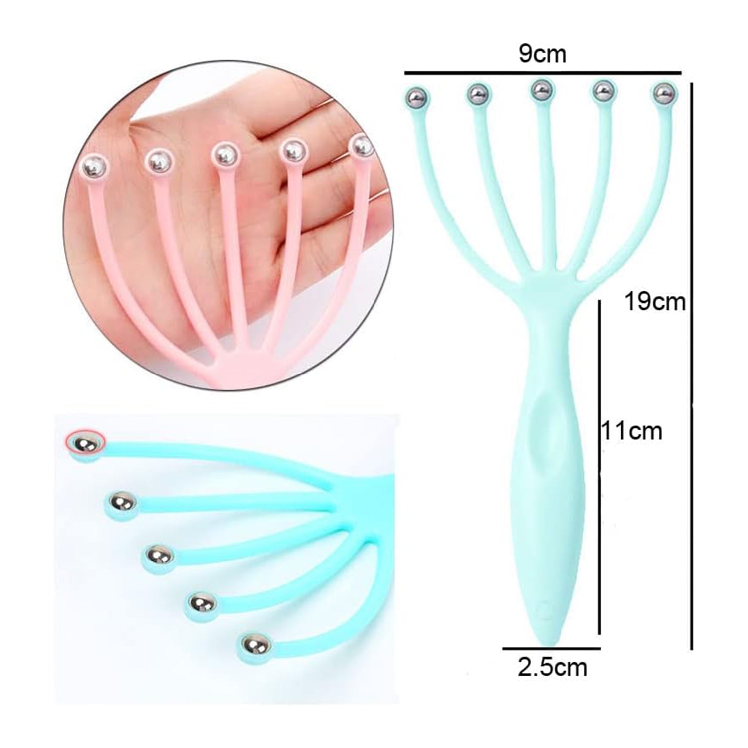 5 Finger Scalp Massager