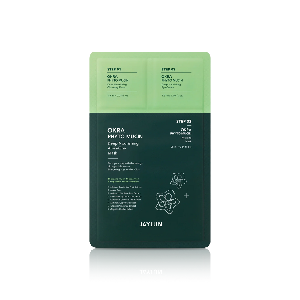 Okra Phyto Mucin Deep Nourishing All-In-One 3 Step Mask