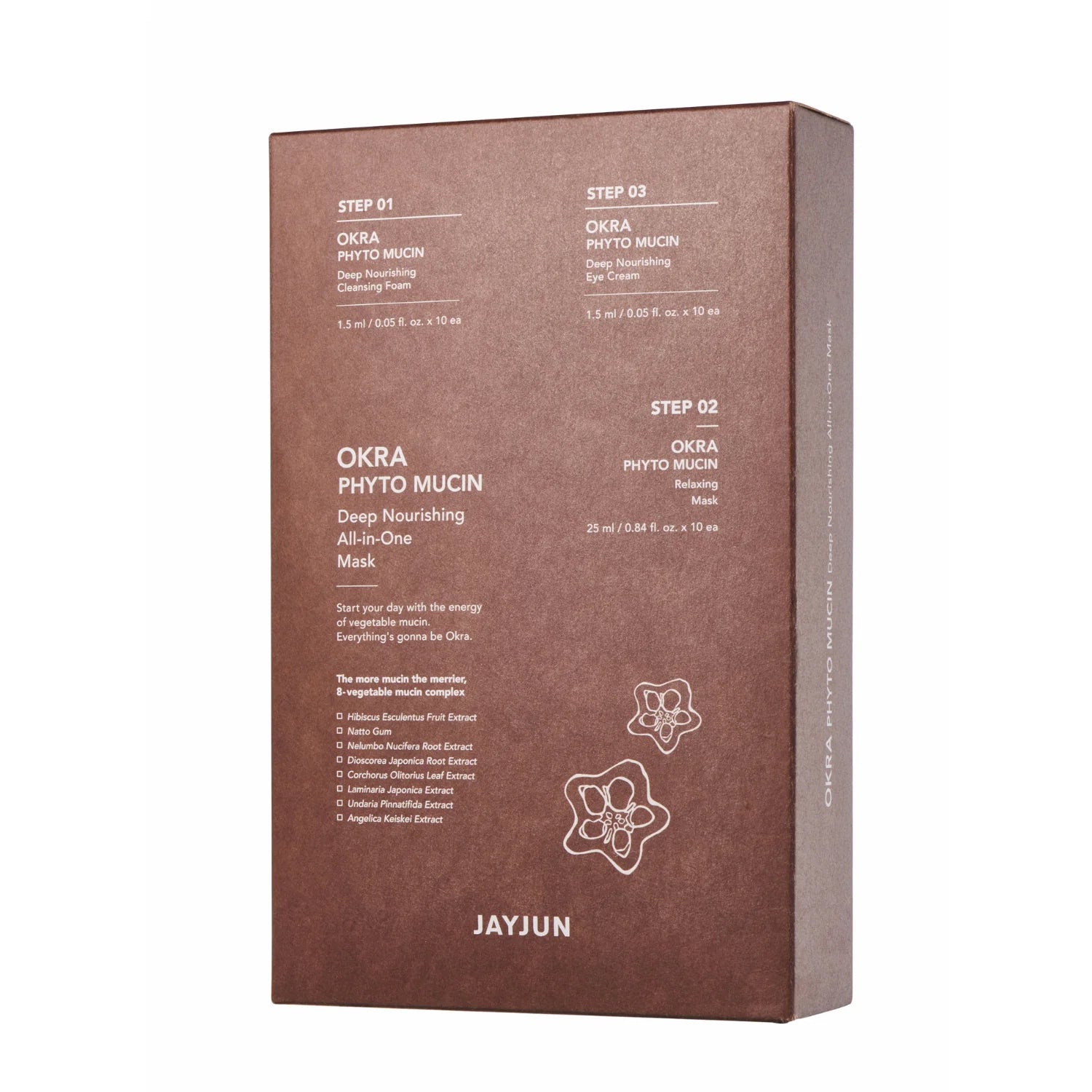 Okra Phyto Mucin Deep Nourishing All-In-One 3 Step Mask