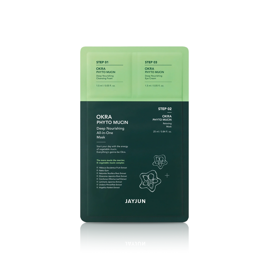 Okra Phyto Mucin Deep Nourishing All-In-One 3 Step Mask