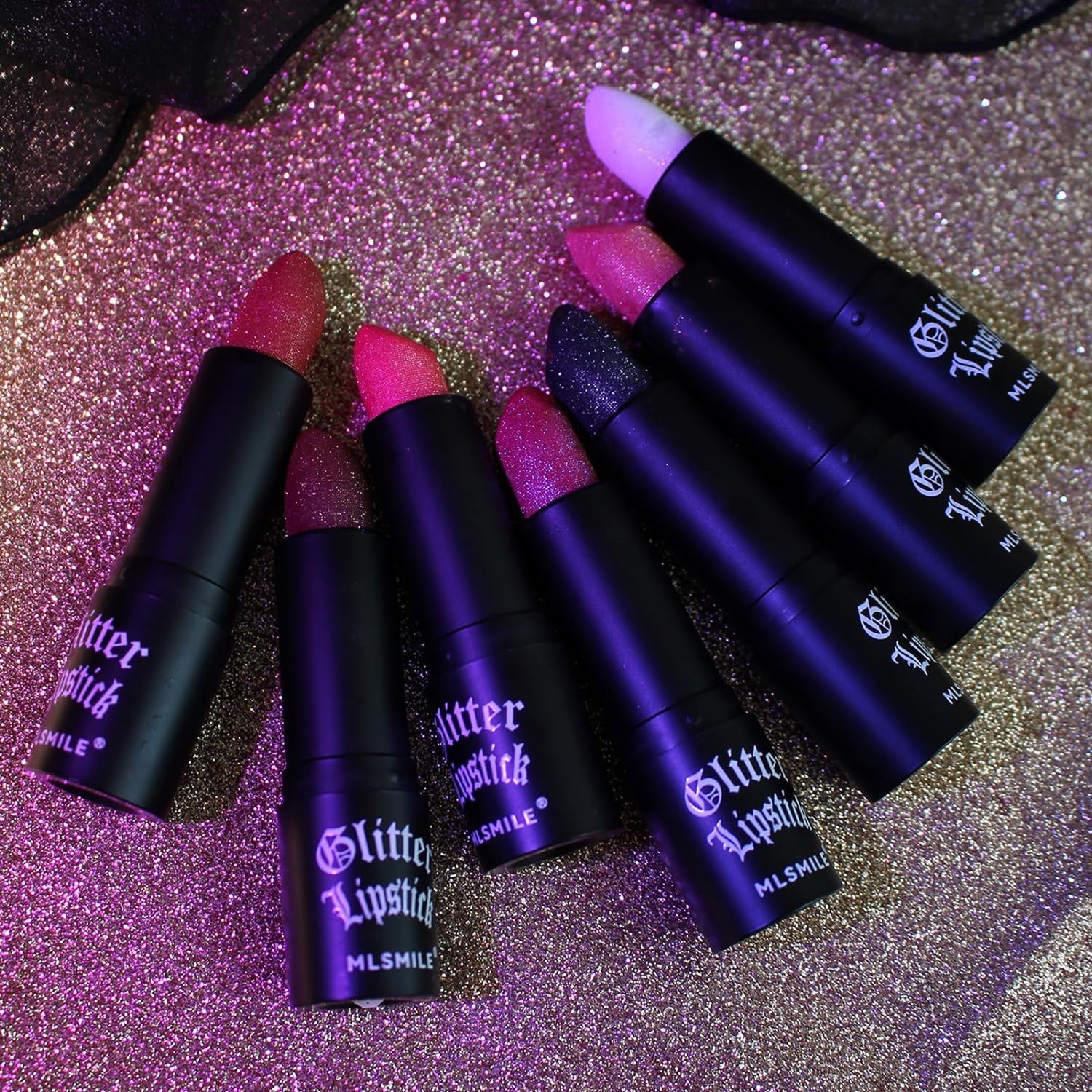 Matte To Glitter Shine Lipstick Set