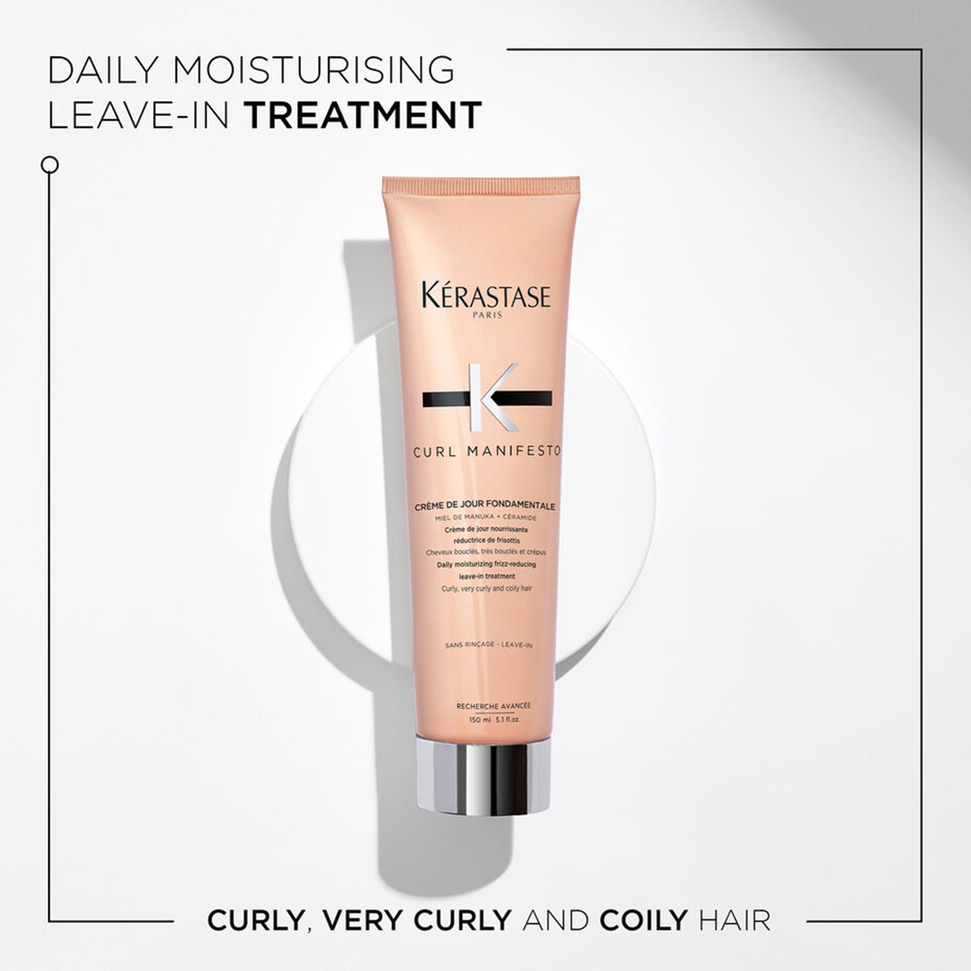 Curl Manifesto Créme De Jour Fondamentale Daily Moisturizing Frizz-Reducing Leave-In Treatment