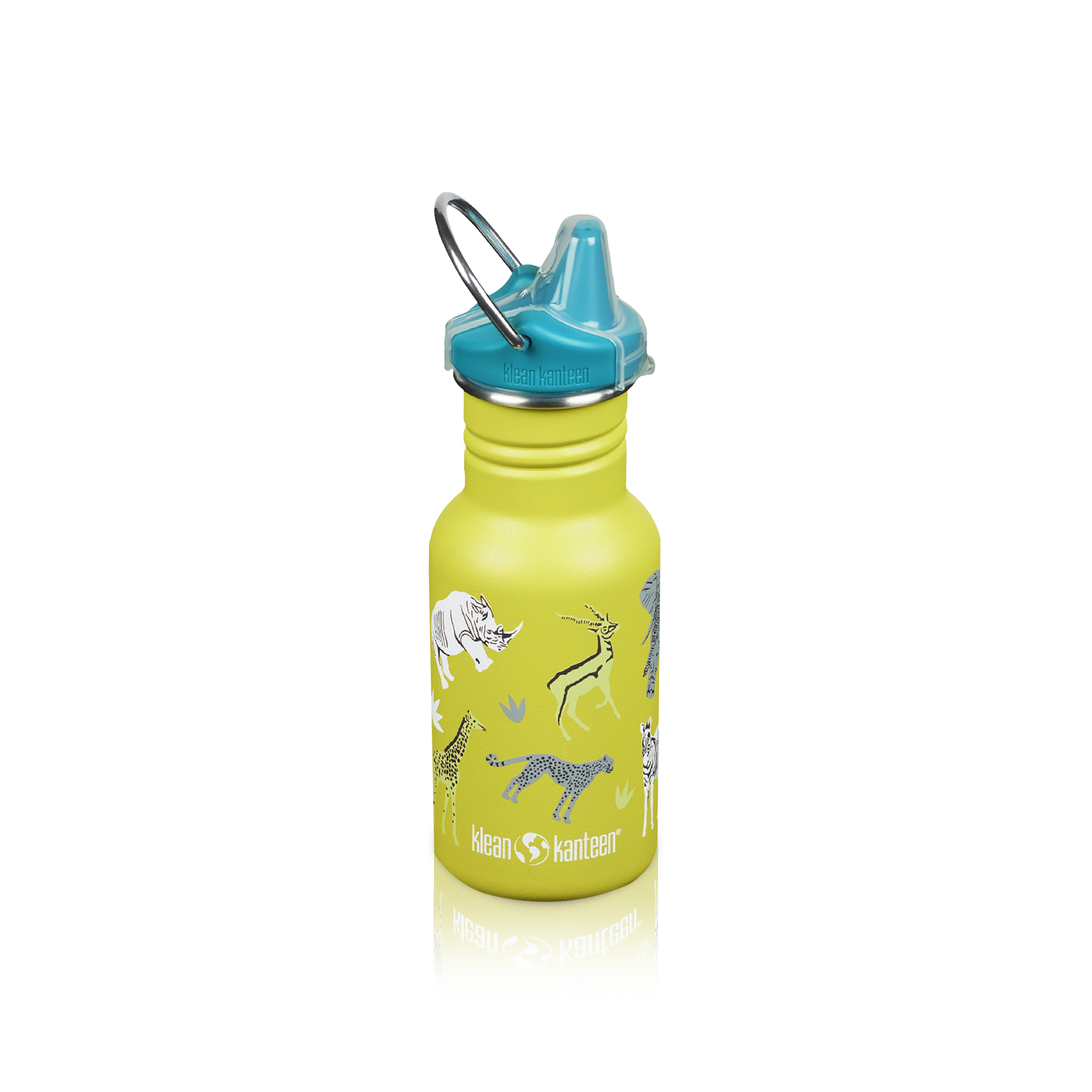 Kid Classic Narrow Neck Flask (w/ Sport Cap) - Safari