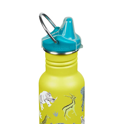 Kid Classic Narrow Neck Flask (w/ Sport Cap) - Safari