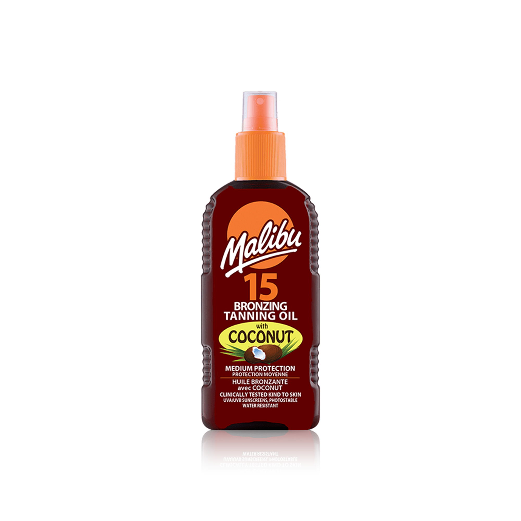 Bronzing Tanning Oil with Coconut SPF15