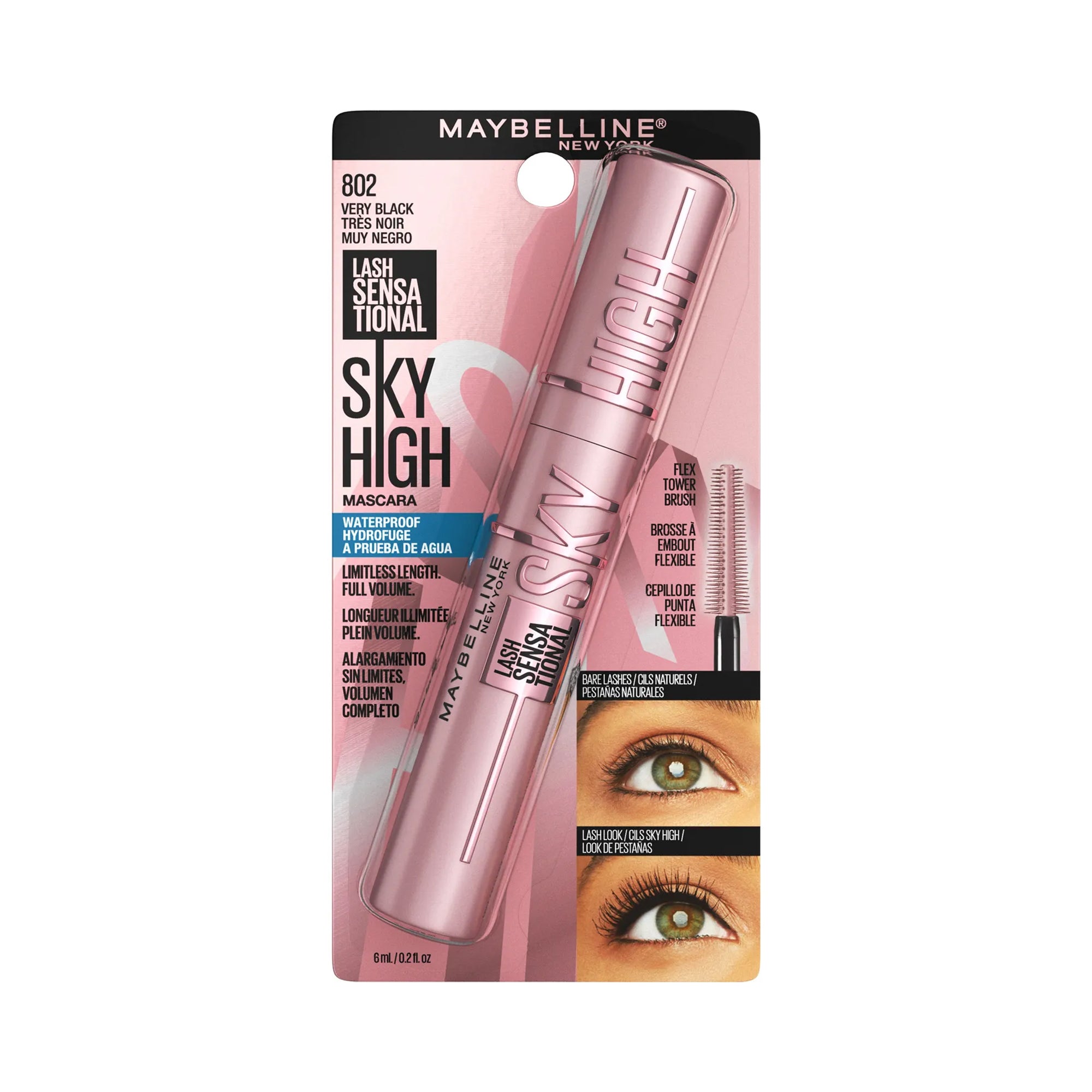 Lash Sensational Sky High® Waterproof Mascara Makeup