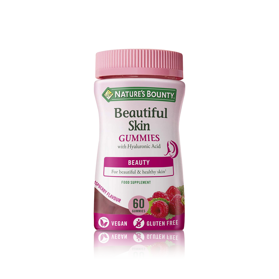 Beautiful Skin Gummies With Hyaluronic Acid - Raspberry