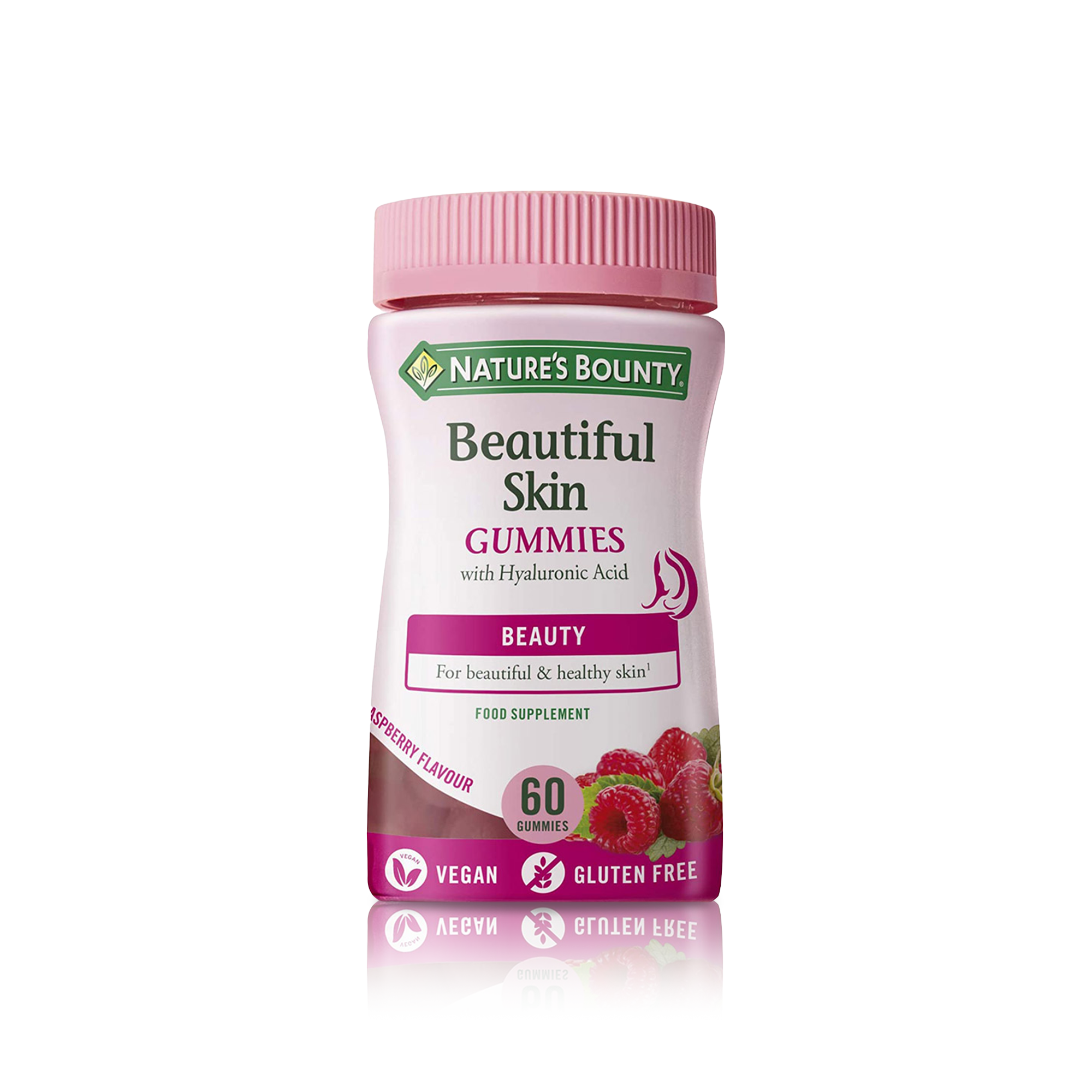 Beautiful Skin Gummies With Hyaluronic Acid - Raspberry