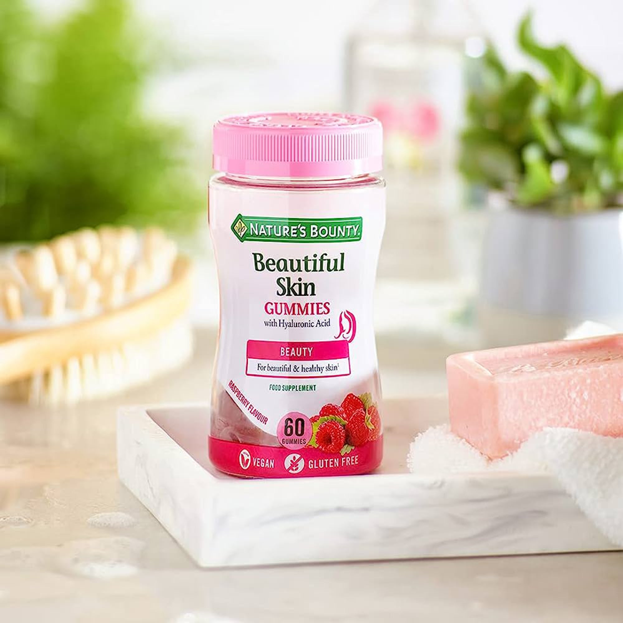 Beautiful Skin Gummies With Hyaluronic Acid - Raspberry