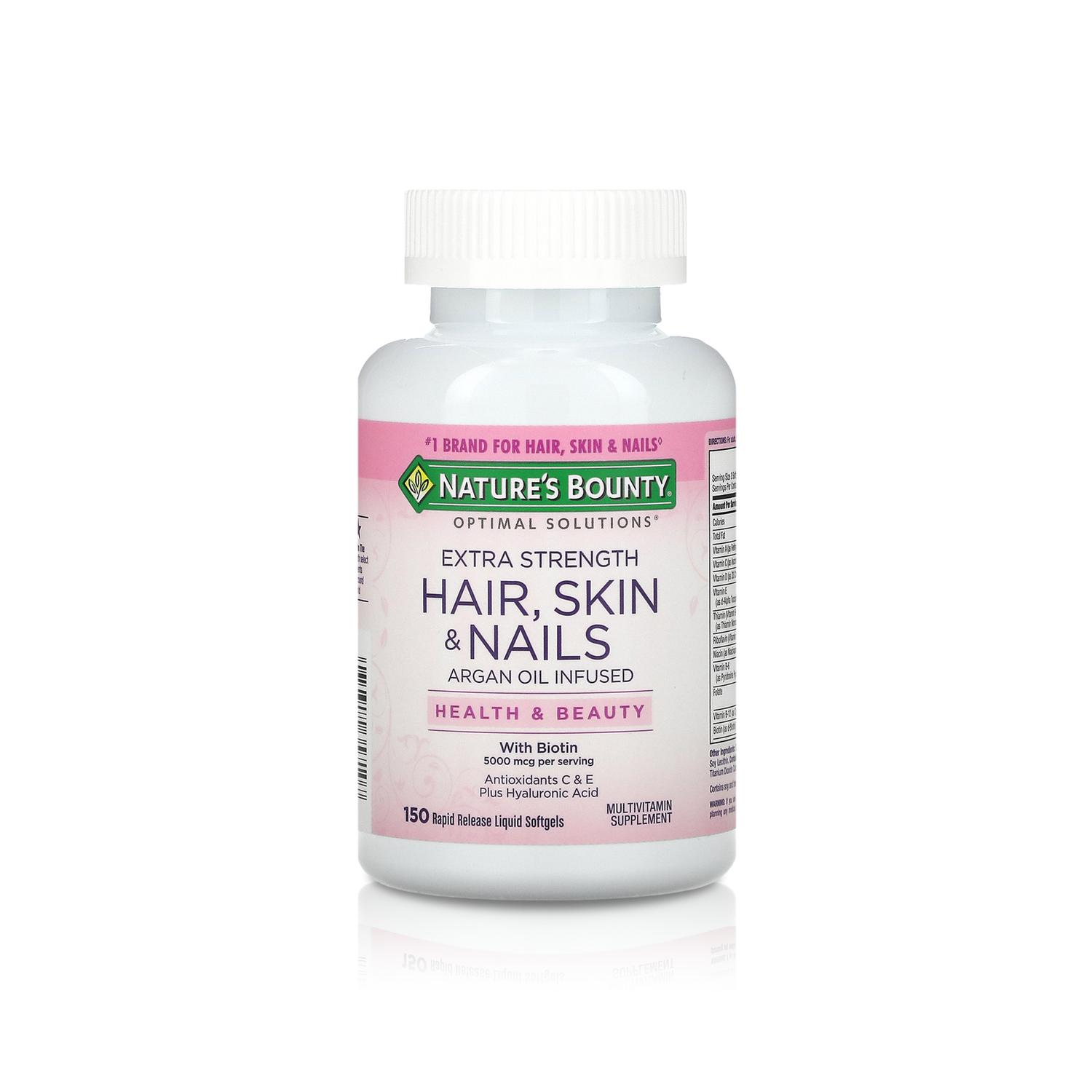 Extra Strength Hair, Skin &amp; Nails Argan Oil