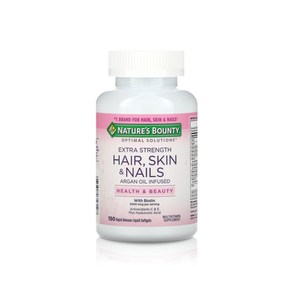 Extra Strength Hair, Skin &amp; Nails Argan Oil