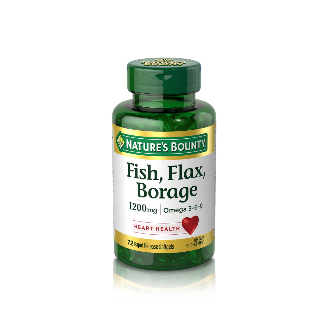 Fish, Flax, Borage 1,200mg Omega 3-6-9