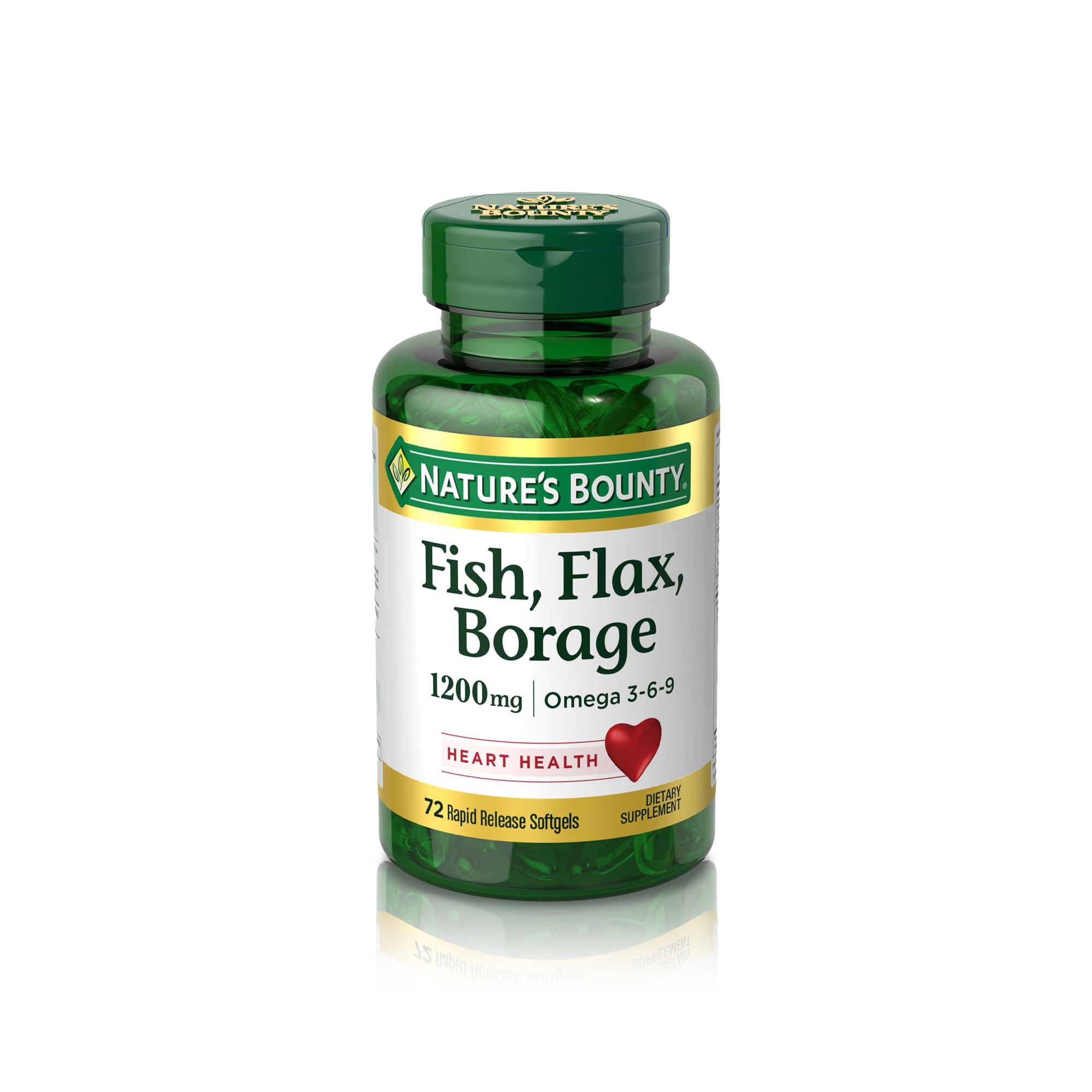 Fish, Flax, Borage 1,200mg Omega 3-6-9