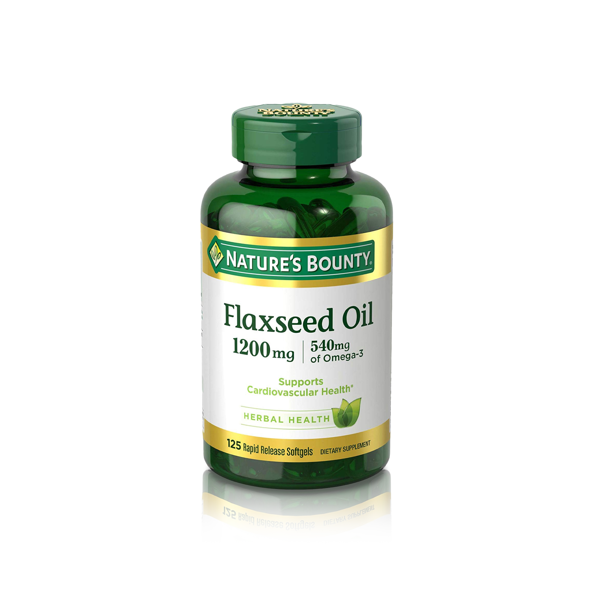 Flaxseed Oil 1,200mg, 540mg of Omega-3