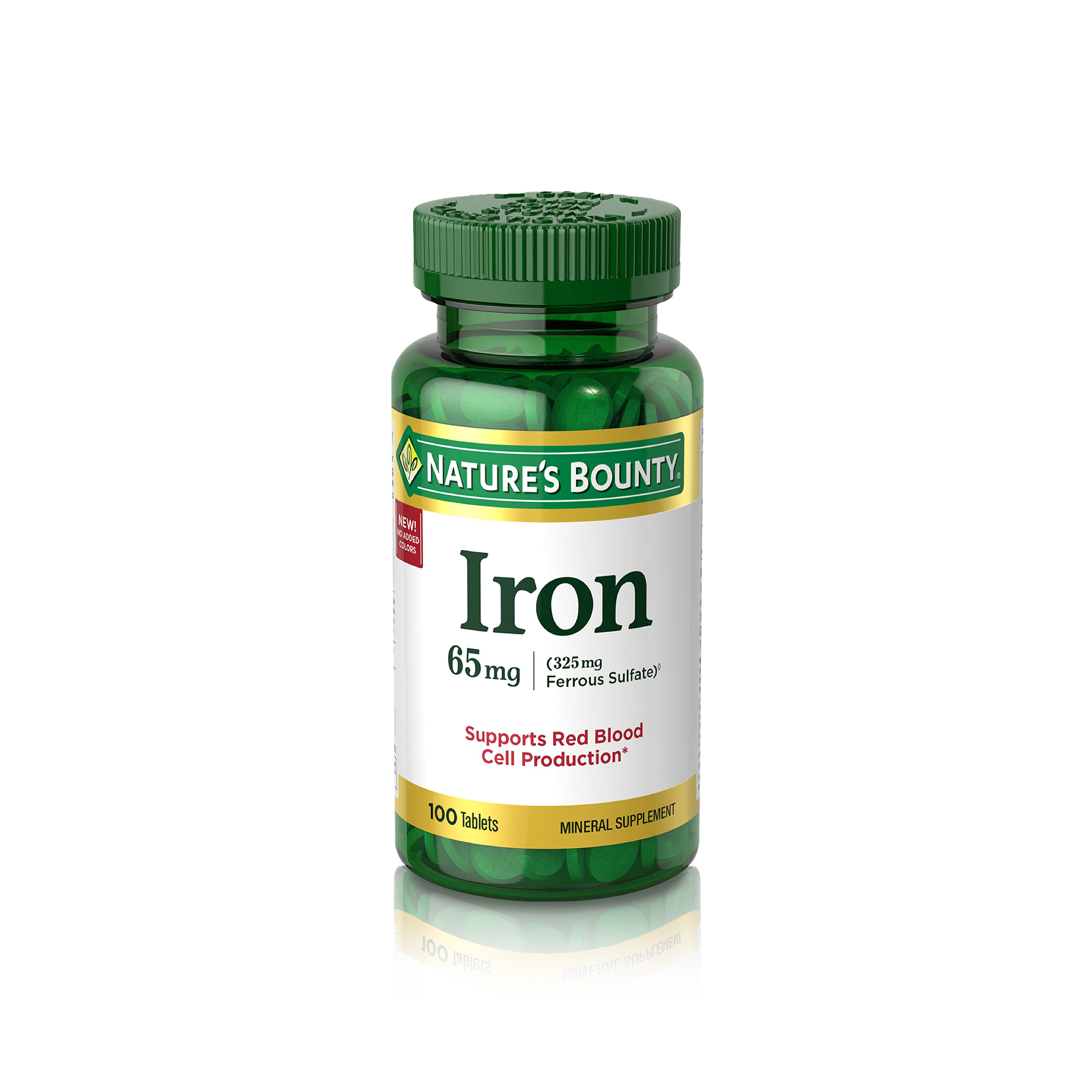 Iron 65mg, 325mg Ferrous Sulfate