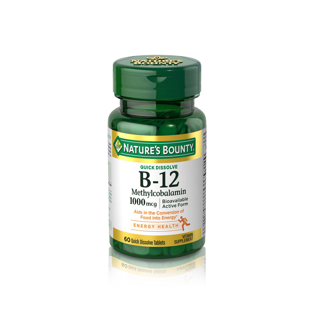 Vitamin B-12 Methylcobalamin 1,000mcg