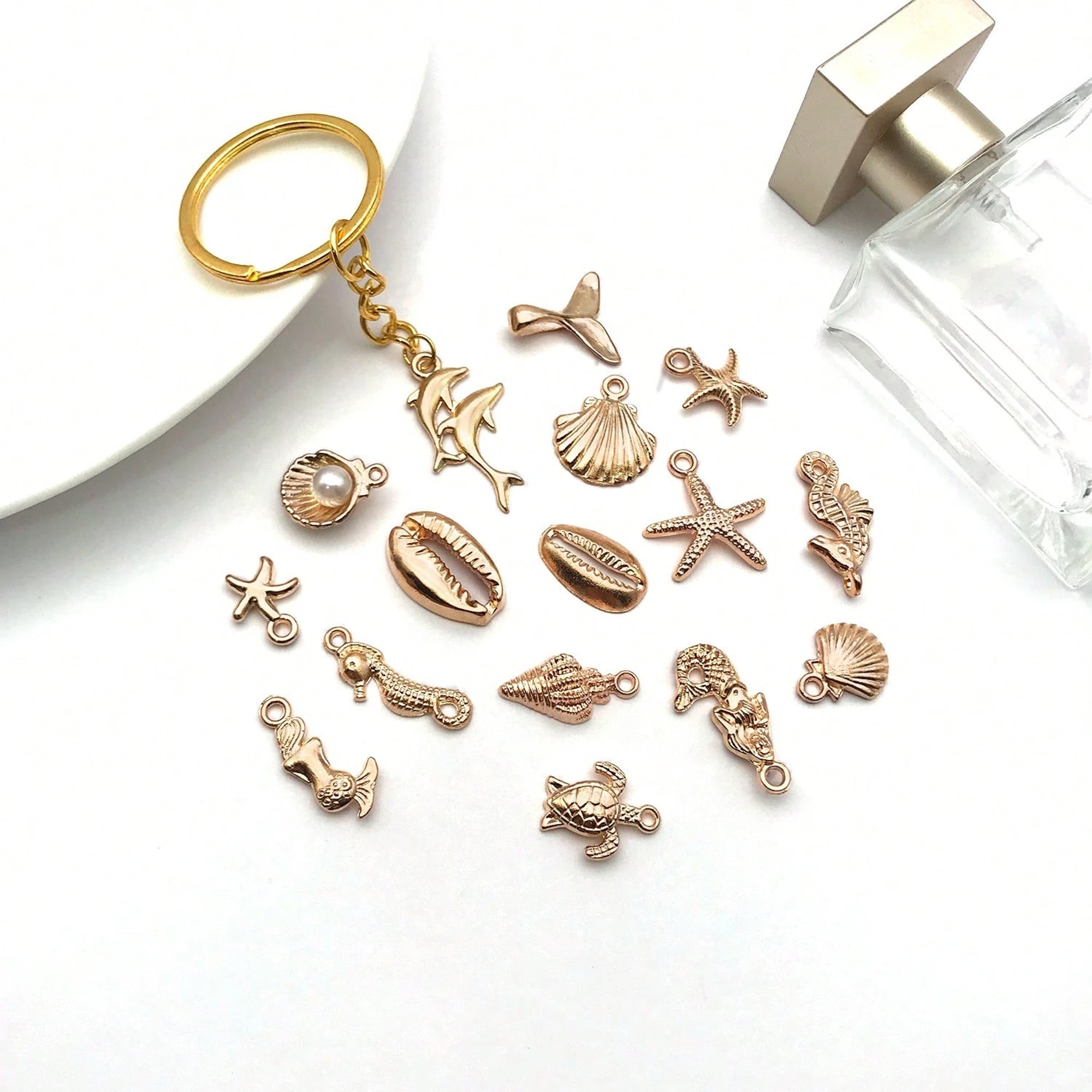 Gold Ocean Charms