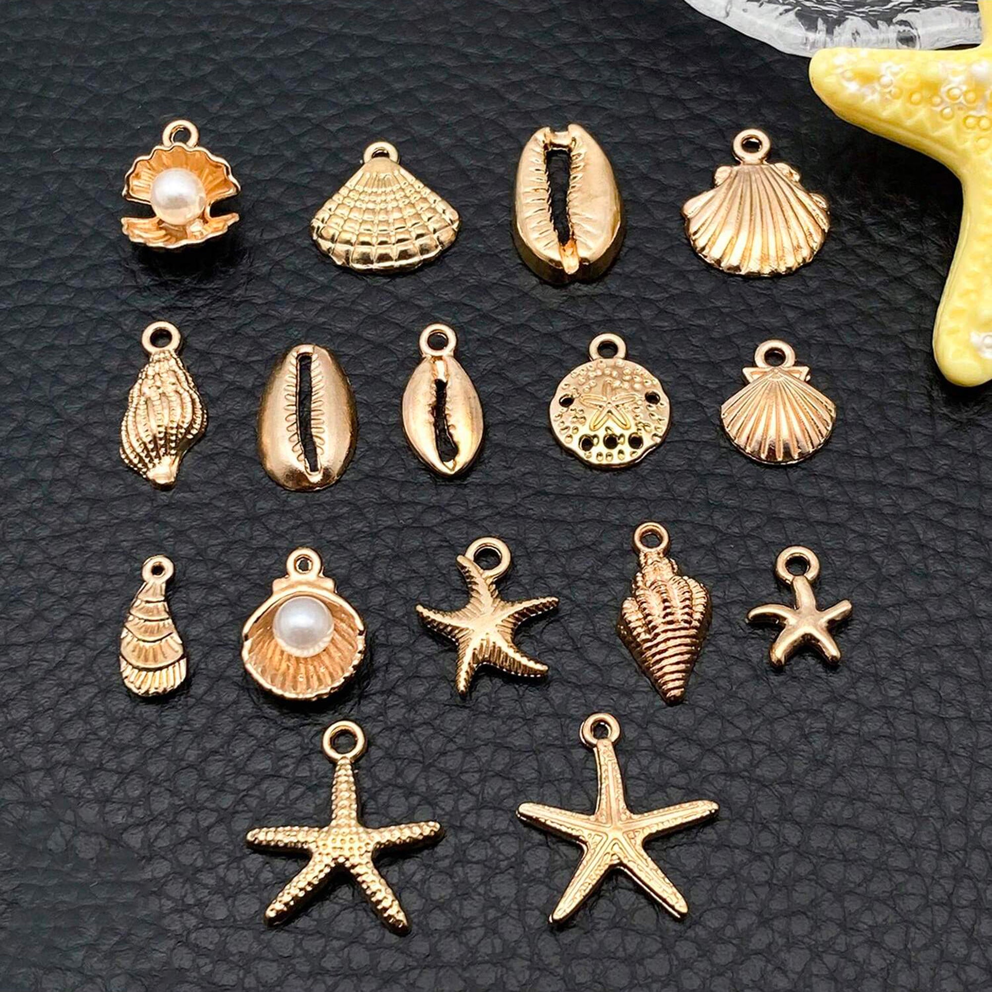 Gold Ocean Charms