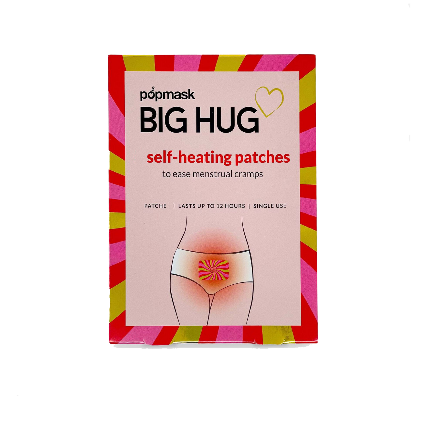 Big Hug Self-Heating Patches for Cramp Relief