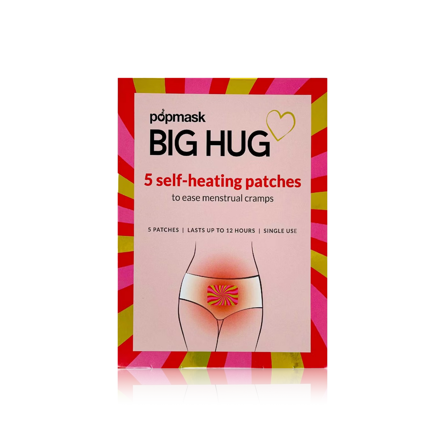 Big Hug Self-Heating Patches for Cramp Relief