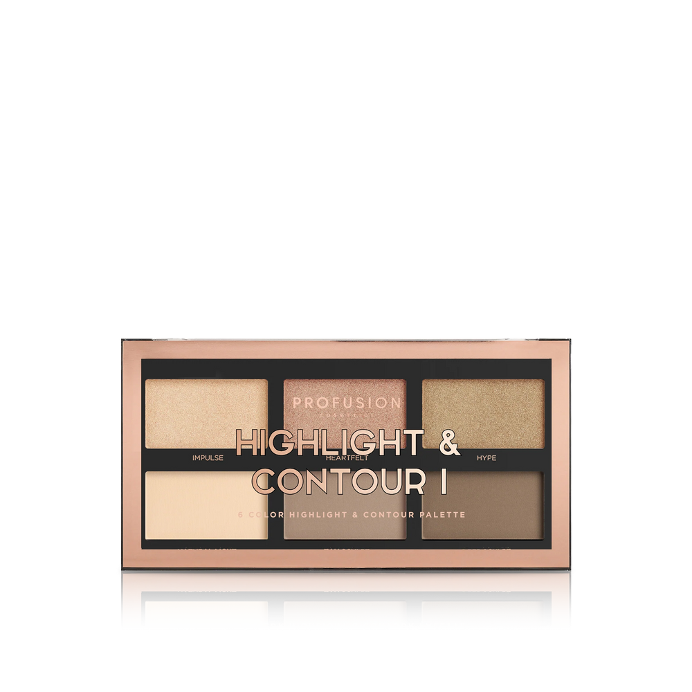 6 Color Highlight & Contour Palette I