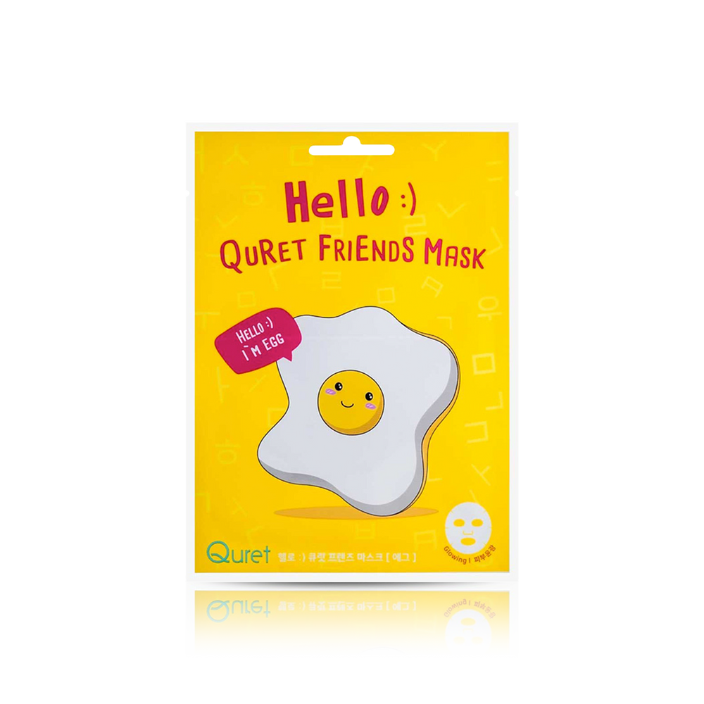 Hello :) Quret Friends Mask - Egg