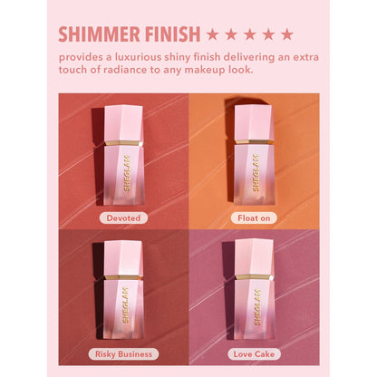 Color Bloom Liquid Blush Shimmer Finish