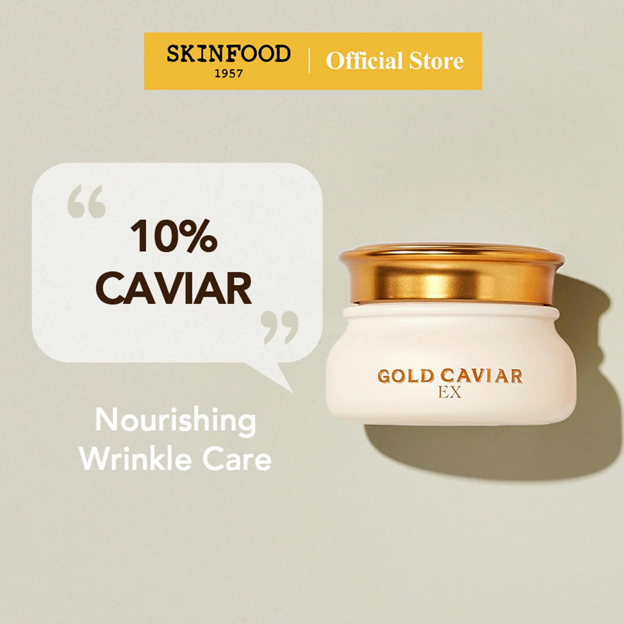 Skinfood Gold Caviar EX Lifting & Moisturizing Cream | NumberC