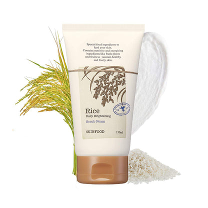 Rice Daily Brightening Scrub Foam