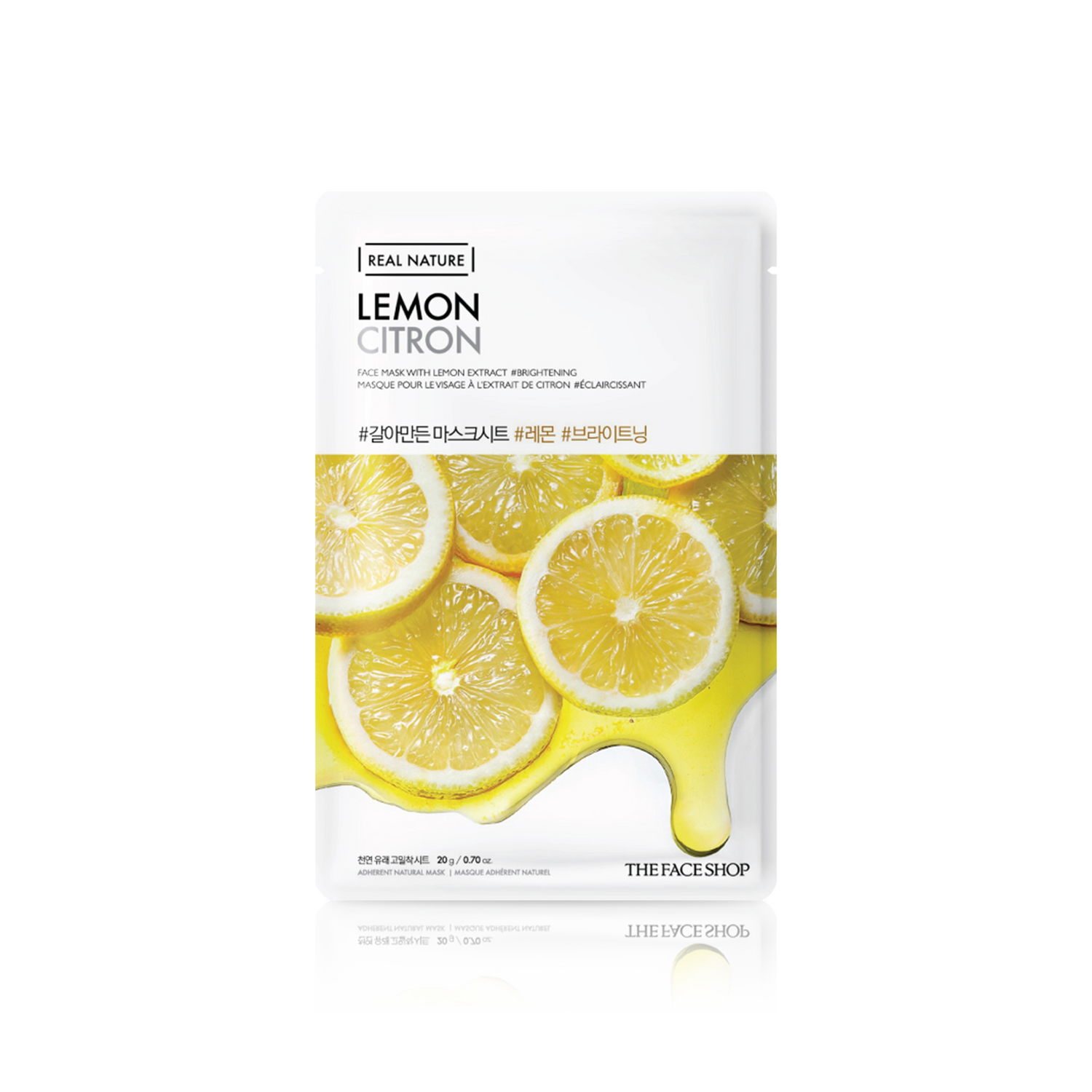 Real Nature Lemon Face Mask Sheet