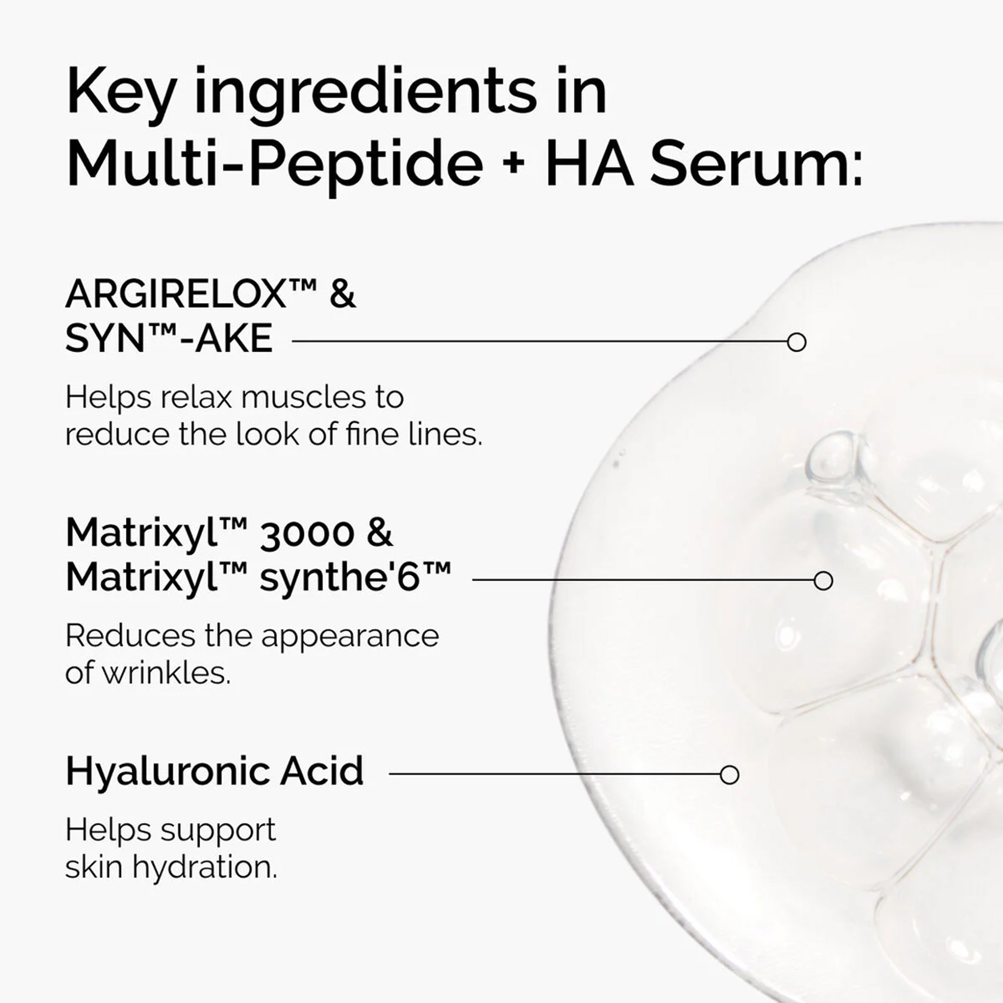 Multi-Peptide + HA Face Serum