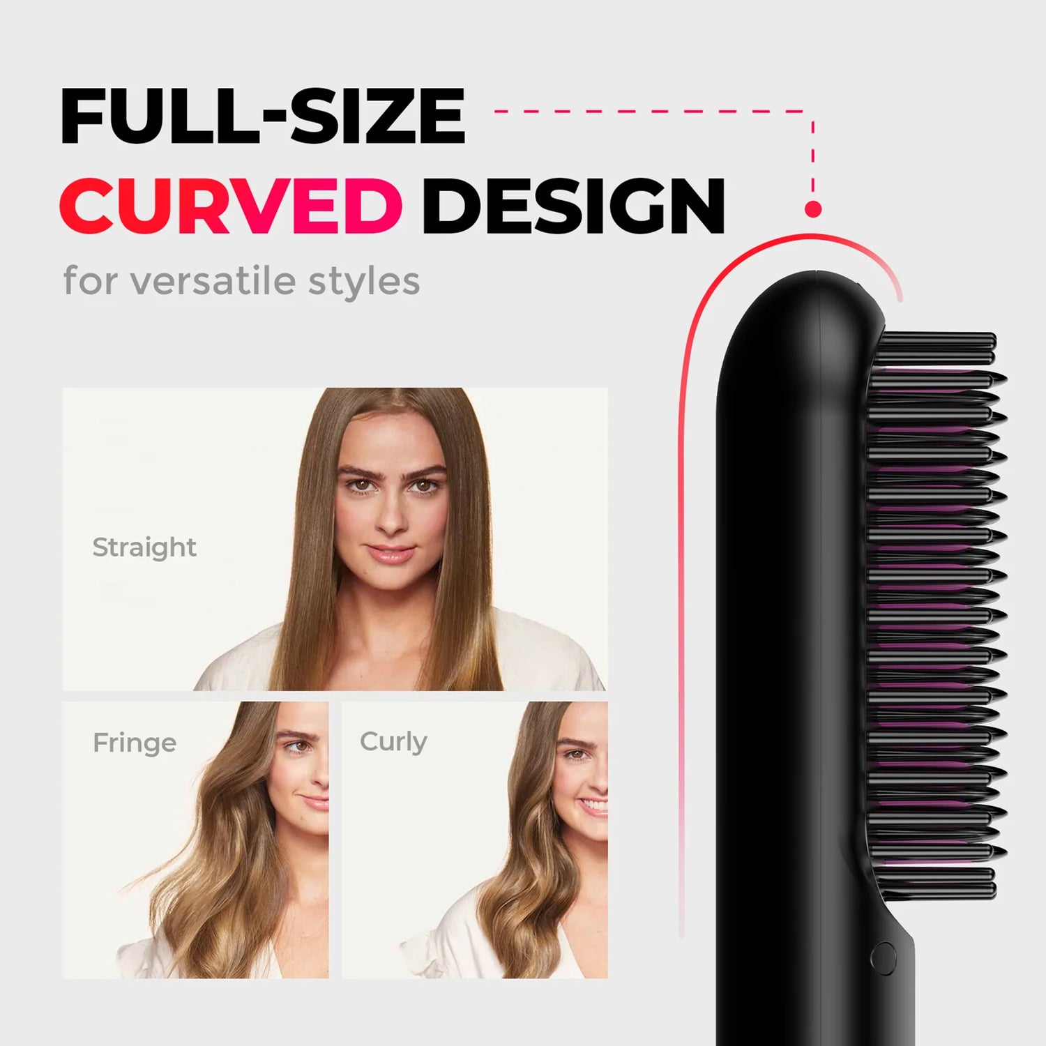 Porta Portable Hair Straightening Brush