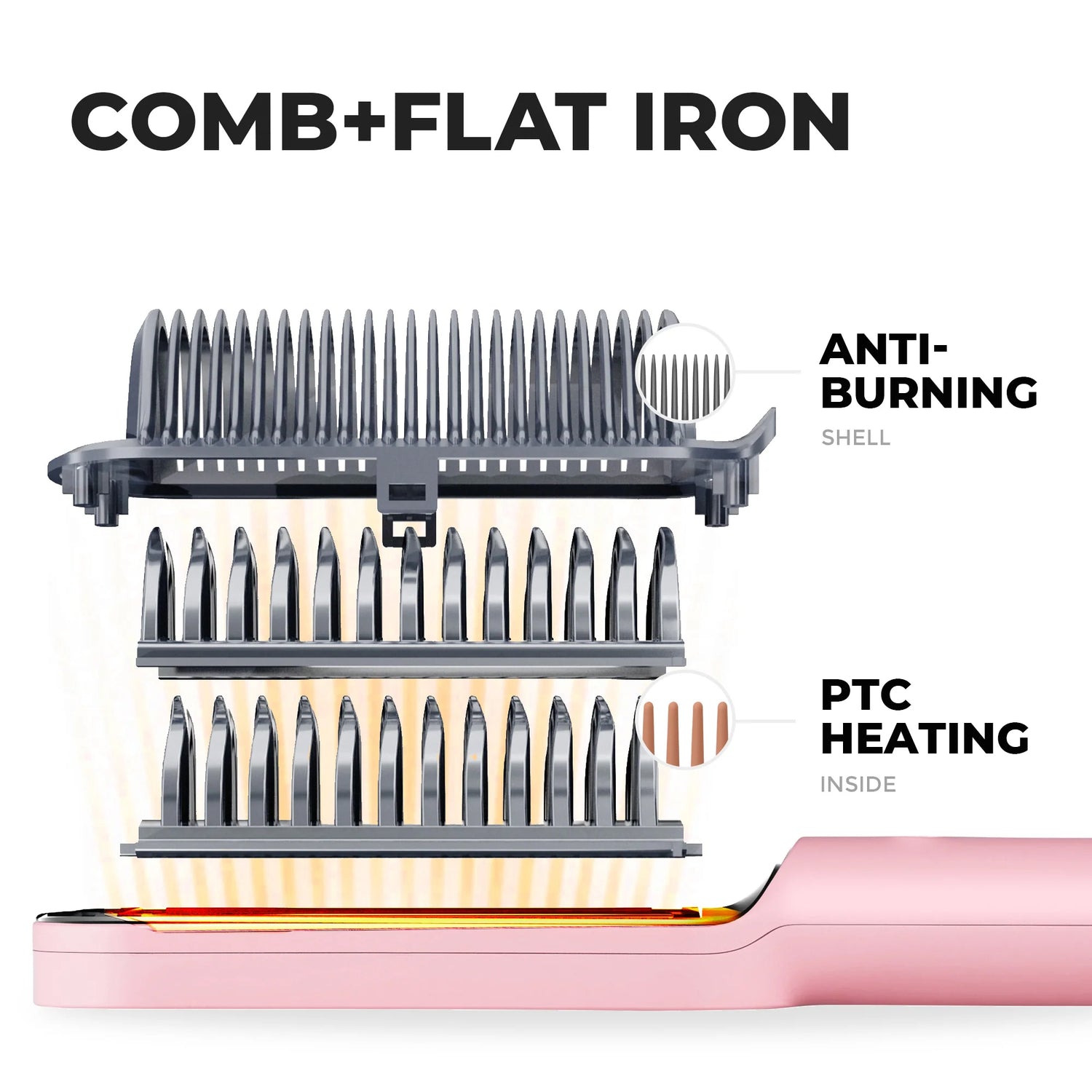 Ring Hair Straightening Brush