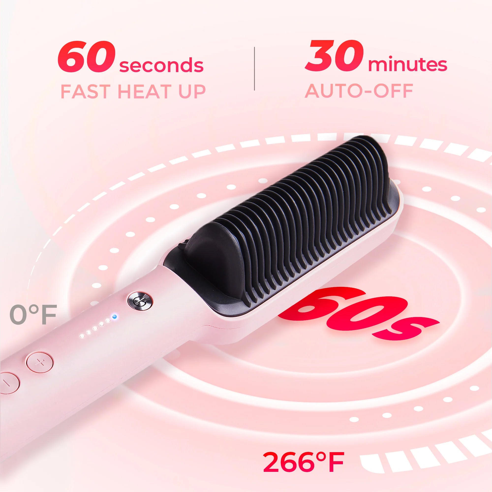 Ring Hair Straightening Brush