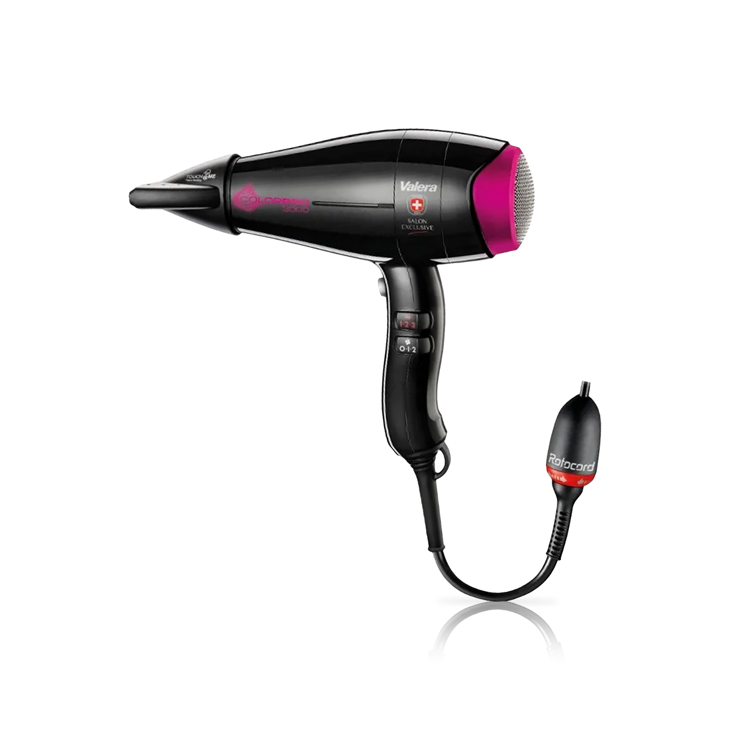 Hair Dryer COLOR PRO 3000 with Rotocord - Black
